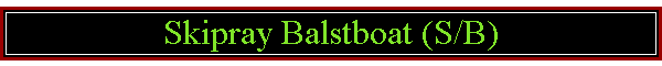 Skipray Balstboat (S/B)